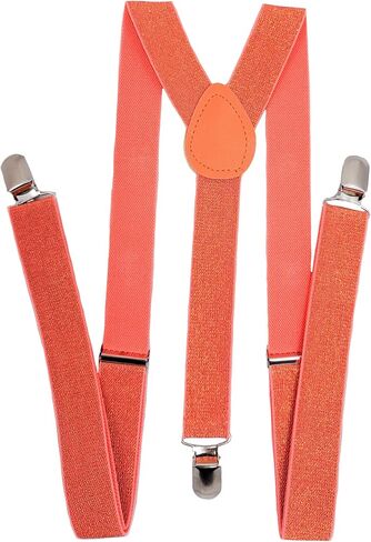 2BU MENS WOMENS FASHION GLITTER SPARKLE SUSPENDERS in Saudi Arabia