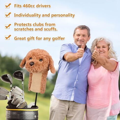 Bozily Golf Covers Doodle Headcovers, Labradoodle/Golden Doodle Dog Golf Club Head Covers, Adorable & Soft Golf Club Protector in Saudi Arabia