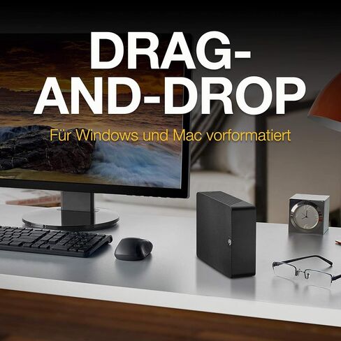 Seagate Expansion Desktop STKP14000400 محرك الأقراص الصلبة الخارجي 14 تيرابايت 3.5 بوصة USB 3.0 للكمبيوتر الشخصي والكمبيوتر المحمول مع خدمة الإنقاذ لمدة عامين in Saudi Arabia