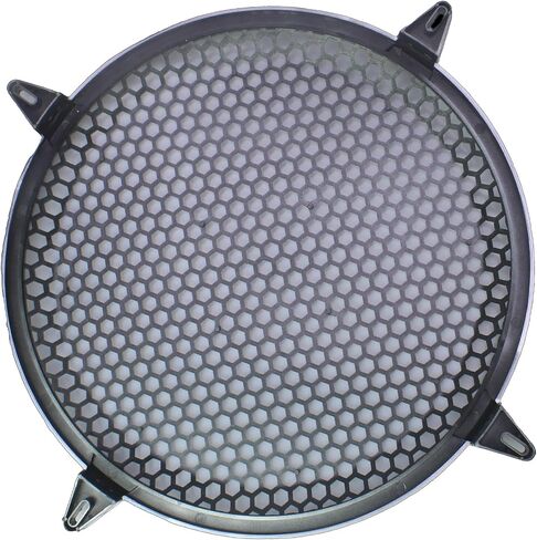 2 Pcs 6 Inch Speaker Grills Subwoofer Grill Waffle Grill Guard Protector Covers with Mounting Screws ABS Mesh Round Subwoofer Speaker Cover (Silver) in Saudi Arabia