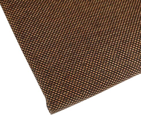Flushbay Speaker Grill Cloth Speaker Fabric Protective Dustproof Mesh Cloth Stereo Fabric Replacement for Home Stage Speakers, Media Cabinet, KTV Box (Black-Brown) in Saudi Arabia
