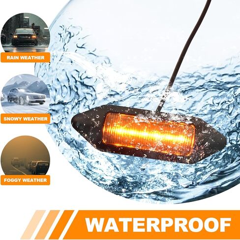 DOOD LED Grill Lights Fit For Toyota RAV4 2019 2020 2021 2022 2023 2024 Front Grille lights For 2024 Rav4 LE/XLE/SE/XSE Raptor Amber Light in Kuwait