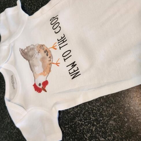 دجاج - ملابس للأطفال الأولاد والبنات ملابس أطفال رضع، قطعة واحدة لطيفة للأطفال، قطعة واحدة من ملابس الأطفال المضحكة لحديثي الولادة 0-3M بأكمام قصيرة in Kuwait