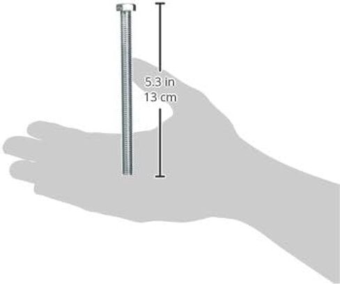 014973244392 Full Thread Hex Tap Bolts, 1/2-13 x 1-1/2, Piece-6,zinc in Saudi Arabia