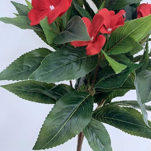 باقة زهور اصطناعية من Impatiens لتزيين صور الزفاف في الحديقة والحديقة (2 قطعة) in Saudi Arabia