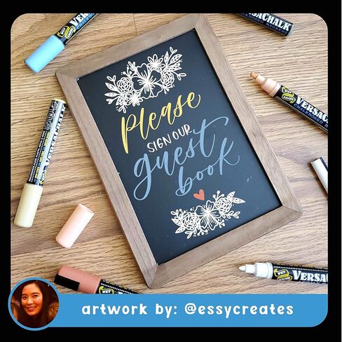 Rustic Magnetic Chalk Boards with Frame (10"x14", Magnetic Surface, Double Sided) Wet Erase Small Chalkboard Signs for Bistro Signs, Kitchen, Business, Restaurant, Menu, Wedding Decor in Kuwait