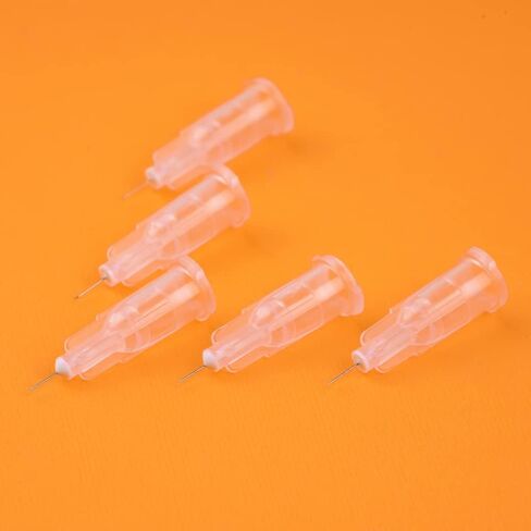 34Ga 0.15 بوصة إبرة حقن معقمة للاستعمال مرة واحدة مع غطاء للحيوانات الأليفة والدواجن وإكسسوارات إبرة التوزيع الصناعية 20 قطعة in Kuwait