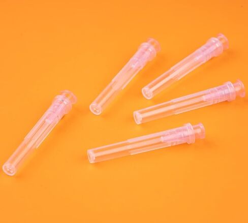 34Ga 0.15 بوصة إبرة حقن معقمة للاستعمال مرة واحدة مع غطاء للحيوانات الأليفة والدواجن وإكسسوارات إبرة التوزيع الصناعية 20 قطعة in Kuwait