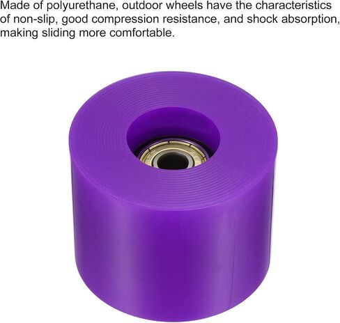 PATIKIL Longboard Wheels with Bearings ABEC-11, Street Wheels for Skateboards Cruiser Wheel Replacement in Saudi Arabia