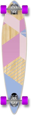 Yocaher Complete Pintail Longboard Skateboards w/Premium Grip Tape, Aluminum Truck, ABEC-9 Bearings, 71mm Skateboard Wheels in Kuwait
