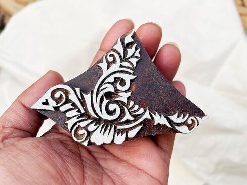 Wooden Block Stamp Bird Wood Block Art Decorative Handcarved, Clay Potter Craft Scrapbook Stamps, DIY Fabric Print, Textile Paper Clay Pottery Block, Textile Printing, Handmade Wooden, Garden Decore in Saudi Arabia