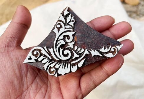 Wooden Block Stamp Bird Wood Block Art Decorative Handcarved, Clay Potter Craft Scrapbook Stamps, DIY Fabric Print, Textile Paper Clay Pottery Block, Textile Printing, Handmade Wooden, Garden Decore in Saudi Arabia