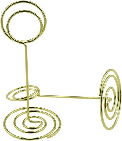 12PCS Table Number Holders Place Card Holder Wedding Table Stands Centerpieces Photo Holder Wire Picture Clips Memo Note Stand for Party Restaurant Home Decoration in Saudi Arabia