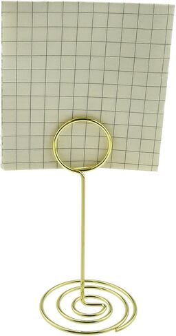 12PCS Table Number Holders Place Card Holder Wedding Table Stands Centerpieces Photo Holder Wire Picture Clips Memo Note Stand for Party Restaurant Home Decoration in Saudi Arabia