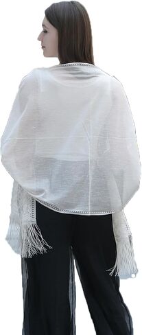 Shawls and Wraps for Evening Dresses Lace Scarfs for Women Pashmina Wedding Formal Shawl in Saudi Arabia