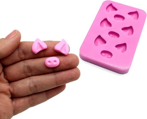 Bunny Paw and Tail Silicone Molds Bundle - Create Adorable Cake Balls, Cookie Decorations, and Cupcake Toppers with Ease (2 paws 1 tails Molds) in Saudi Arabia
