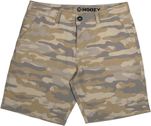 شورت رجالي من HOOEY ذو الأداء الأمثل الذي أحدث ثورة في مجال الرياضة الغربية (X-Large، أسمر/بني مموه) in Kuwait