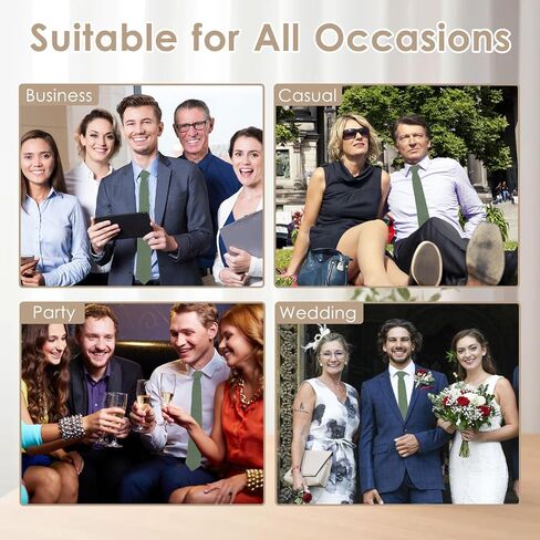 Skinny Ties for Men Cotton Linen Solid Color Neckties 2.56'' Casual Business Ties for Daily Dress Weddings Dances in Saudi Arabia