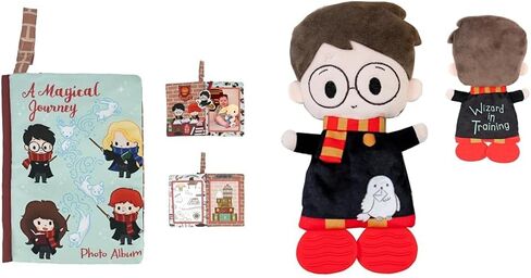 Kids Preferred Harry Potter Baby Photo Memory Album Crinkle Soft Sensory Book Holds 3 4"x6" Photos with Soft Fabric for Babies, 6.25x9 Inch in Saudi Arabia