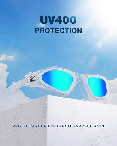 نظارات السباحة ZIONOR G1 SE مع قبعة السباحة المضادة للضباب للرجال والنساء in Kuwait