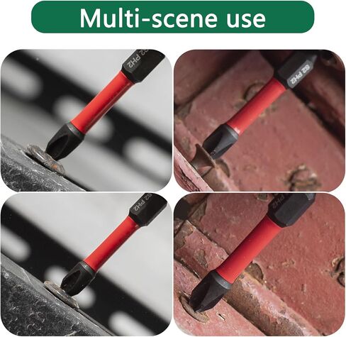 Impact Phillips Bits Magnetic Impact Drill Bit 7pcs Made of S2 Steel Magnetic Screwdriver Bits Shock Resistant Screwdriver Bits High Impact High Strength Screwdriving in Saudi Arabia