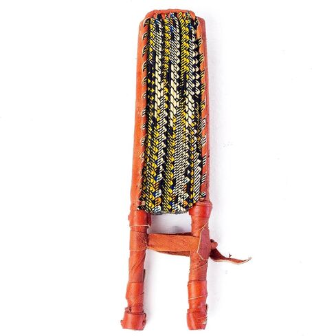 In Ghana Ankara African Print Handheld Bolgatanga Folding Fan Leather Handles, African Fabric Folding Fan Handheld (Fan A) in Saudi Arabia