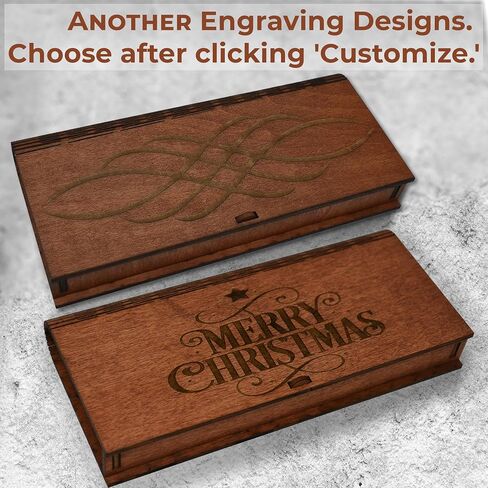 Money Gift Boxes for Cash Birthday - Personalized Wooden Box Money Holder Gift, Custom Engraved Wood Present Box for Wedding, Unique Money Gift Boxes for Cash Christmas, Anniversary, Graduation in Saudi Arabia
