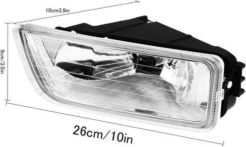 Fog Lights Assembly Pair Clear Driving Fog Lights for 2003 2004 2005 2006 2007 Honda Accord 4DR Sedan 2 PCS in Saudi Arabia