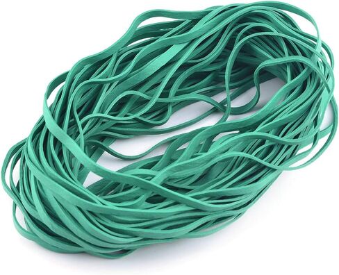 Coopay 120 Pieces Large Rubber Bands Trash Can Band Set Elastic Bands for Office Supply, Trash Can, File Folders, Cat Litter Box, Size 8 inches (Black) in Saudi Arabia