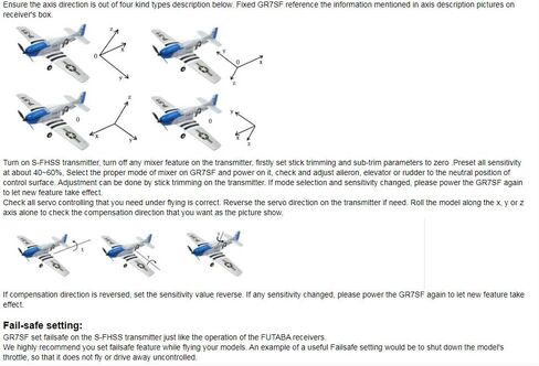 Corona GR7SF 2.4GHz 7CH S.Bus Receiver with 3X Gyro Futaba S-FHSS Compatible Transmitter T6J T8J 10J T14SG 16SZ for FPV Airplane in Saudi Arabia