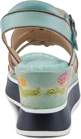 Spring Step L'Artiste Women's FloralBloom - صنادل رياضية خفيفة الوزن مرسومة يدويًا in Kuwait