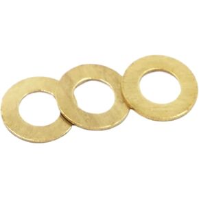 5-100 قطعة M2 M2.5 M3M4 M5 M6 M8 M10 M12 M14 M16 GB97 DIN125 الصلبة النحاس النحاس شقة غسالة عادي طوقا وسادة (10 قطعة M10x20x1.2 مللي متر) in Kuwait