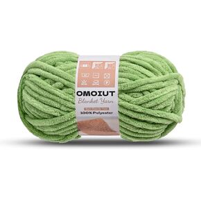 3 Pack of White Chunky Chenille Yarn for Crocheting, Soft Baby Blanket Yarn, Chunky Knit Blanket Crochet Yarn, #7 Super Bulky, 10.6oz/164 yds Fluffy Velvet Amigurumi Yarn in Saudi Arabia