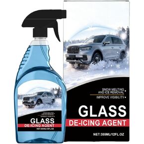 Windshield Deicer Spray | 12fl.oz Fast-Acting Defroster | Windshield Ice Melt - for Truck Frost Windscreens Mirrors Headlights Locks in Kuwait
