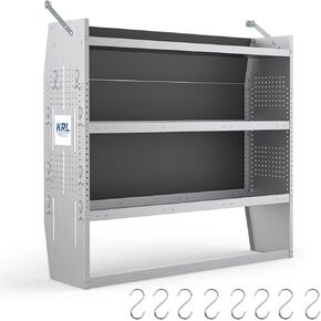 SV-5246 Steel Low/Mid/High Roof Van Shelving Storage System Fits Transit, GM, NV, Promaster, Sprinter and Metris, Contoured Shelving Unit, 52" W x 46" H x 13" D in Saudi Arabia