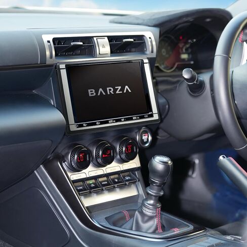 BARZA GR86 Center Console Switch Cover Made in Japan – Brushed Finish Acrylic Resin Interior Trim, Custom Fit for Toyota GR86 (ZN8) 2022-2026, in Saudi Arabia