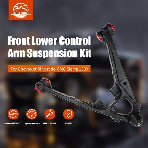 Front Lower Control Arms for 2007-2013 Chevy Silverado 1500, Suburban 1500, Avalanche, Tahoe, GMC Sierra 1500, Yukon XL 1500/Yukon, Cadillac Escalade Esv Ext, K620888 K620889 in Kuwait