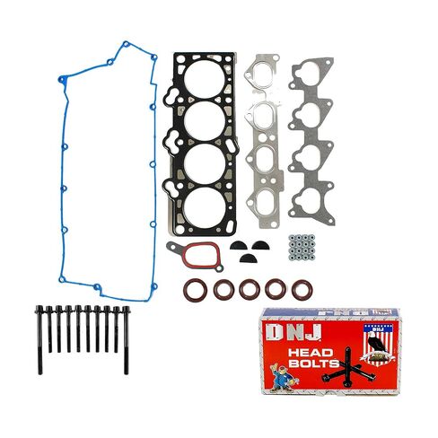 DNJ HGB124 مجموعة حشية رأس الأسطوانة مع مجموعة مسامير الرأس لـ 1996-2001 Hyundai Elantra 1.8L 1795cc L4 DOHC in Kuwait