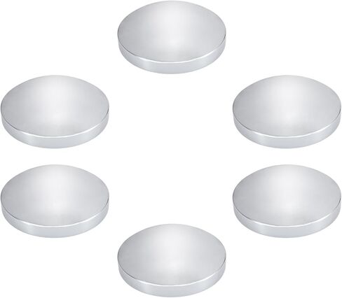 Chrome Rear Hub Cap Covers 8" ID for Semi Truck Dome Metal for Semi Truck Hub Caps, 2Pack in Saudi Arabia