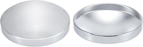 Chrome Rear Hub Cap Covers 8" ID for Semi Truck Dome Metal for Semi Truck Hub Caps, 2Pack in Saudi Arabia