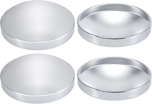 Chrome Rear Hub Cap Covers 8" ID for Semi Truck Dome Metal for Semi Truck Hub Caps, 2Pack in Saudi Arabia