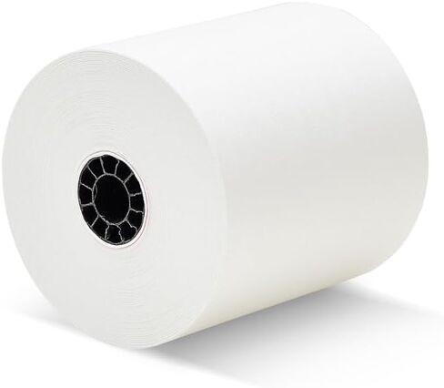 3" X 165' One Ply Bond Receipt Paper Rolls Compatible with Most Restaurant Kitchen Printers. (Non-Thermal - Pack of 50) in Saudi Arabia