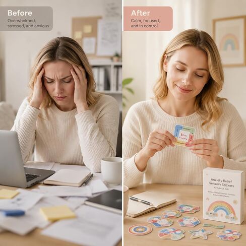 75 Pieces Texture Stickers 2 Different Surface Texture Styles Breathing Mindfulness Textured Stickers Calming Sticker 15 Color Styles for Adults Office Home Classroom Use in Kuwait