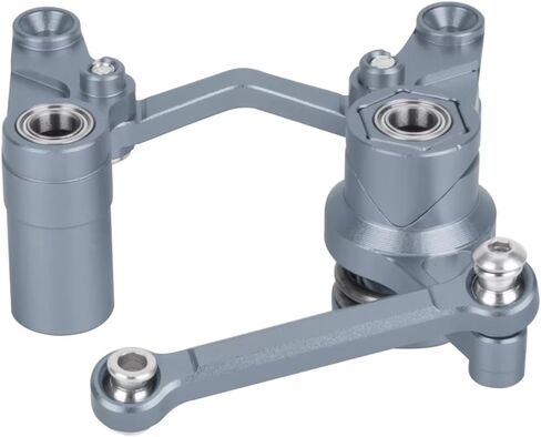 RC Parts Compatible with Traxxas for Slash 4x4 Rc Car Upgrade Parts Accessories Aluminum Steering Bellcrank and Drag Link Servo Saver Set(Gray) in Kuwait
