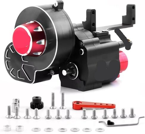 متوافق مع محوري لسيارة Scx10 90047 Rc الزاحفة المزدوجة لصندوق موجة السرعة صندوق موجة مطور أجزاء صندوق موجة عكسية تشكيلة RC in Kuwait