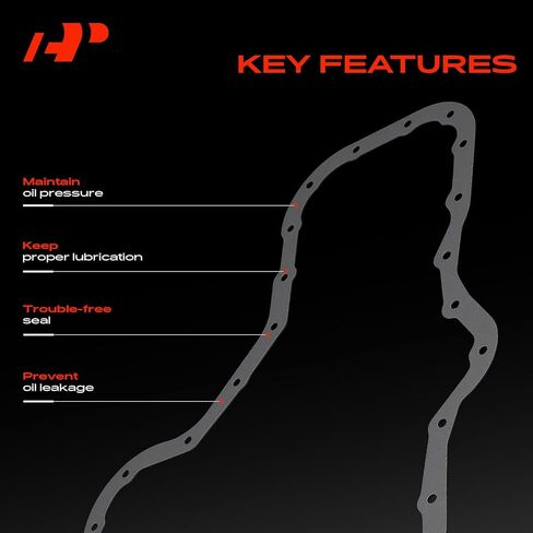 A-Premium 4.7L Engine Oil Pan Gasket Set, Compatible with Toyota Tundra 2001-2007, Sequoia 2001-2007 in Kuwait