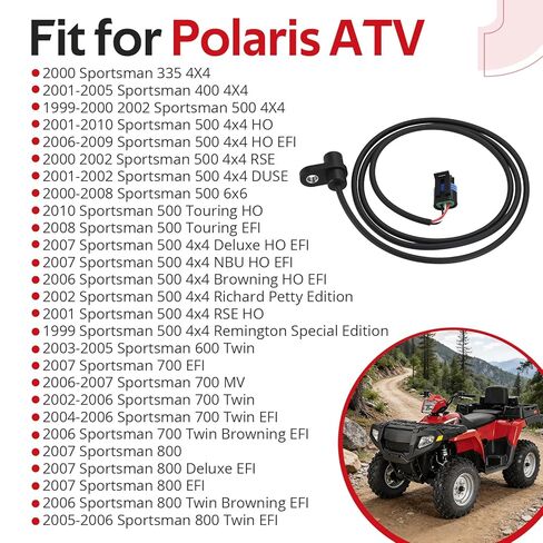 JAVIK Hall Effect Speed Sensor for Polaris Sportsman 335 400 500 600 700 800 1999-2010 O.E.M# 4040081 4010298 in Kuwait