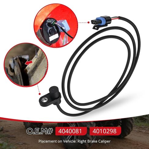 JAVIK Hall Effect Speed Sensor for Polaris Sportsman 335 400 500 600 700 800 1999-2010 O.E.M# 4040081 4010298 in Kuwait