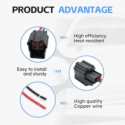 Abs Wheel Speed Sensor Connector Compatible with Ford Explorer Compatible with Lincoln Navigator MKT Compatible with Mercury Mountaineer Navigator MKT 2002-2005 2007 2008 2010 02-05 07 08 10 in Kuwait
