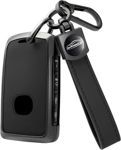 for Mazda Key Fob Cover with leather zinc alloy keychains,Full Cover Key Case for Mazda 3,6,CX-5 CX-9 CX-30 CX-50/70 in Saudi Arabia